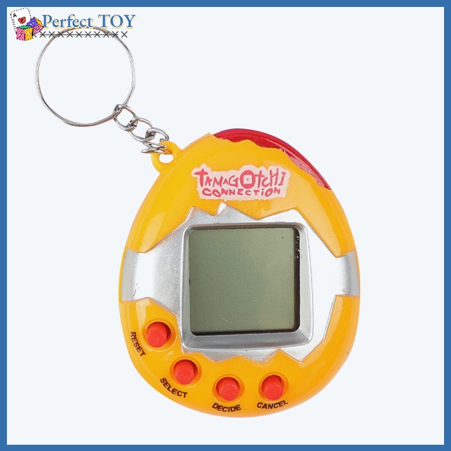 Sf Máy Chơi game Nuôi Thú Ảo tamagotchi Cầm Tay mini Màu Trơn Cho Bé