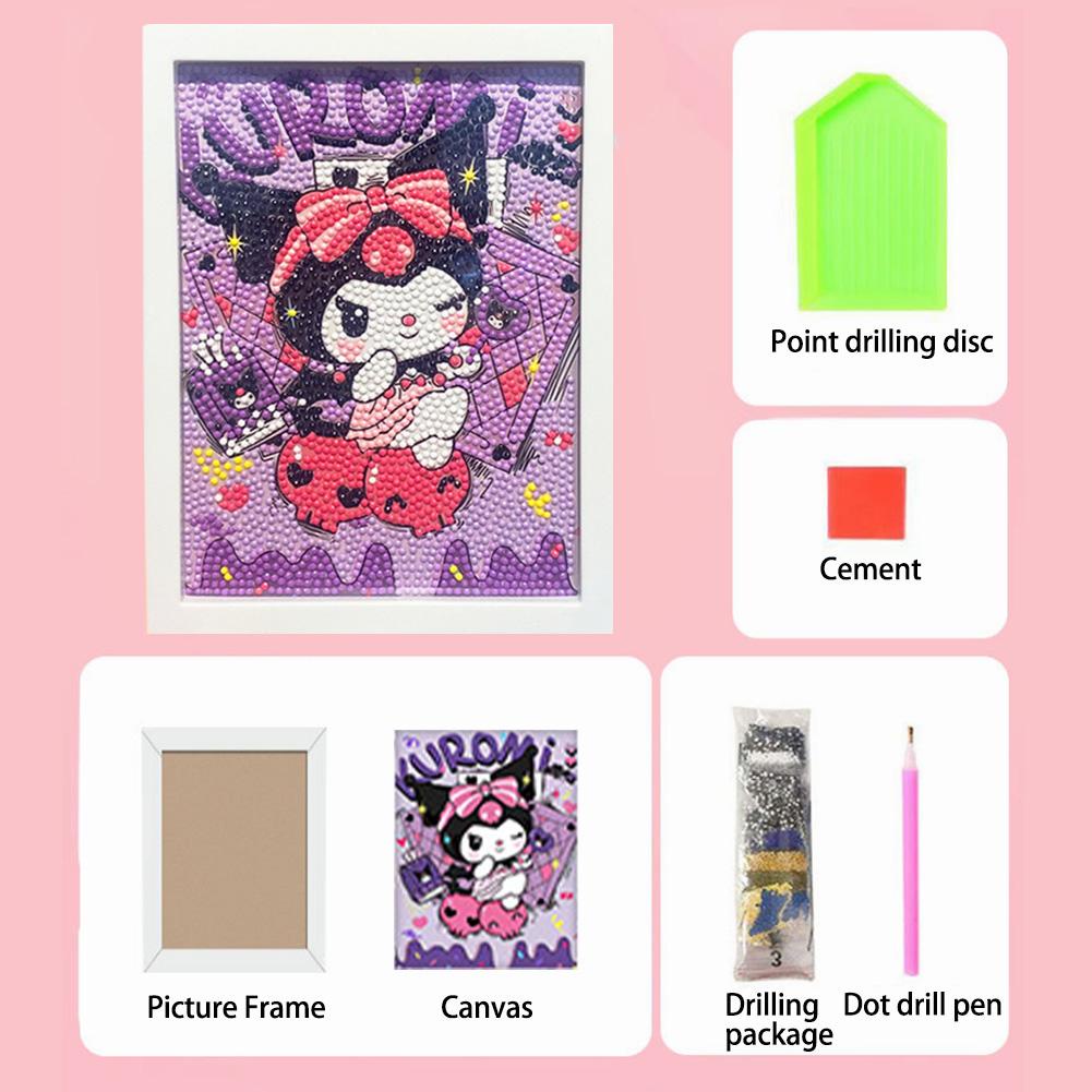 Bộ Tranh Đính Đá Tự Làm Họa Tiết Hoạt Hình J2L99 Cho Bé j2l9