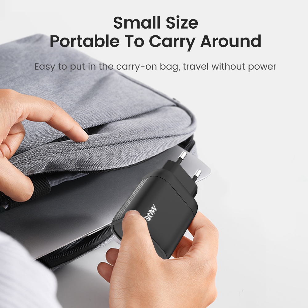 Củ Sạc Nhanh 30w usb + type-c Có Đèn Cho xiaomi huawei ip