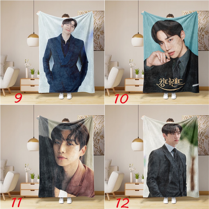 Chăn flannel 2pm lee junho In Hình Một Mặt Thiết Thực Làm Quà Tặng Cho Gia Đình / Văn Phòng Ngủ Trưa