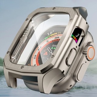 Ốp Bảo Vệ + Kính Cường Lực Dành Cho apple watch ultra1 2 49mm iwatch series 8 ultra 49mm