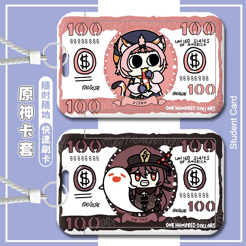 Fun version genshin Bao Đựng Thẻ Ngân Hàng Thẻ Ngân Hàng id Bảo Vệ Thẻ Ngân Hàng Thủ Công Mỹ Nhân diy furina leosely Cho Học Sinh