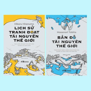 Sách - Combo Lịch sử tranh đoạt tài nguyên thế giới - Bản đồ tài nguyên thế giới