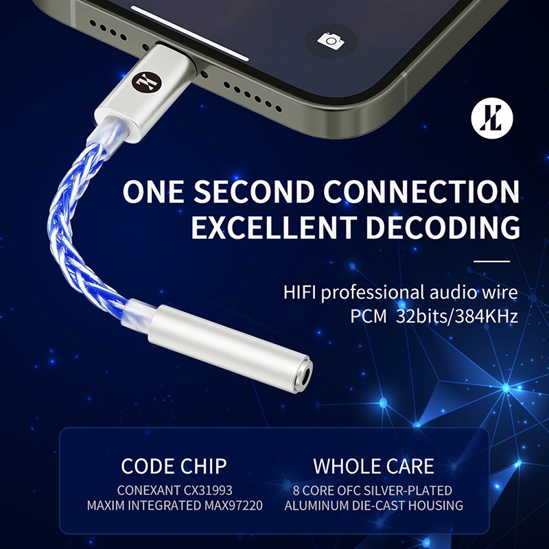 Jcally jm6 pro Mã Khuếch Đại Ánh Sáng cx31993 flagship dac Cho Điện Thoại ios