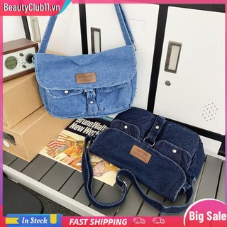 Túi Xách denim Cỡ Lớn Phong Cách vintage