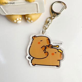 Móc Khóa Hoạt Hình lat capybara Bằng acrylic