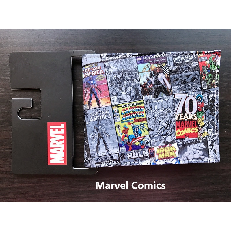 Ví Da Ngắn In Hình Siêu Anh Hùng marvel / Người Sắt / thor / hulk Có Ngăn Đựng Tiền Xu Cho Nam Và Nữ