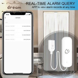 【DREAMLIFE】Easy Installation and Reliable Detection with a For Tuya Smart Water Leak Sensor