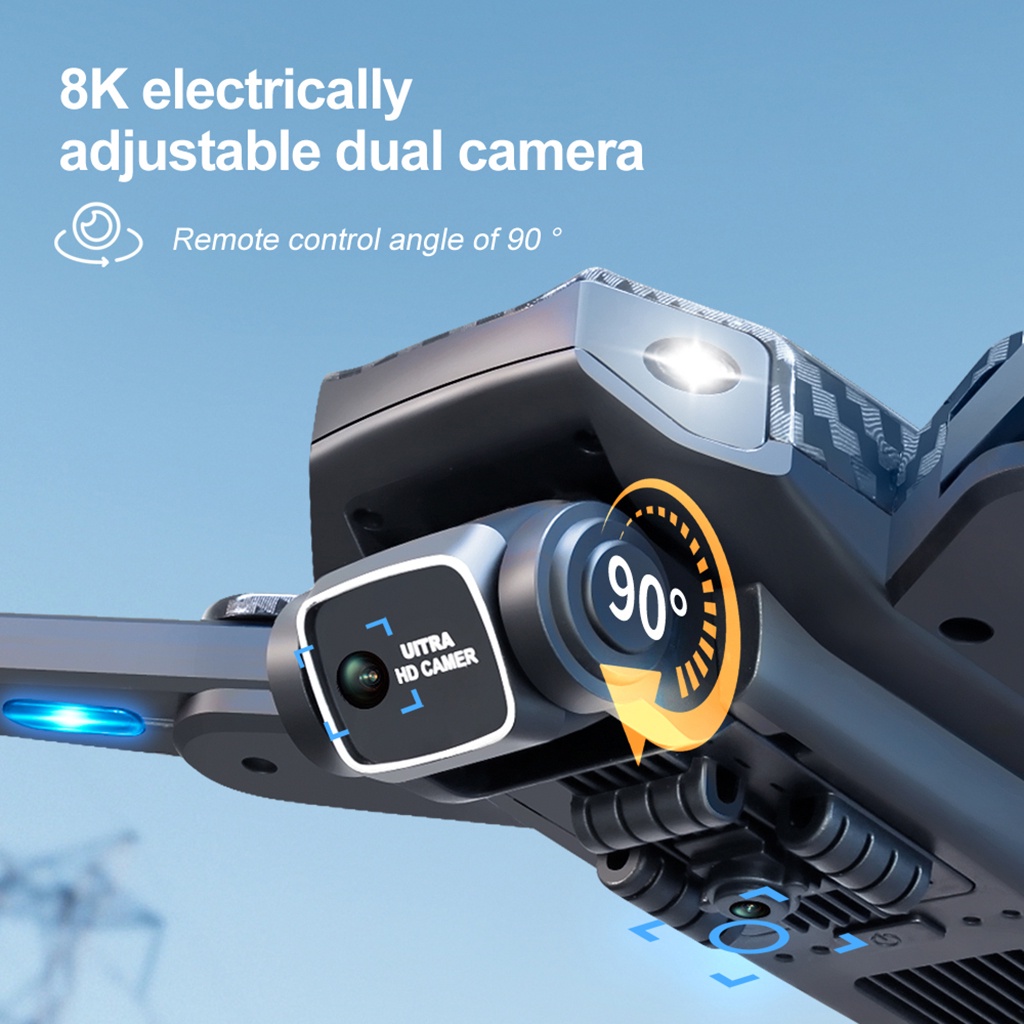 Máy Bay Điều Khiển Từ Xa Không Chổi Than V162 8K Có Thể Gấp Gọn Tiện Dụng | BigBuy360 - bigbuy360.vn