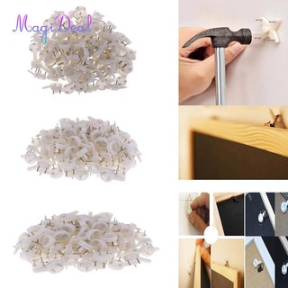 MagiDeal 50 Móc Nhựa Cứng Treo Khung Ảnh