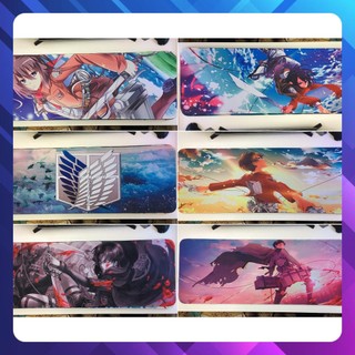 Lót chuột chuyên game Size Lớn 80x30 90x40 in hình anime Attack on titan Shingeki No Kyojin