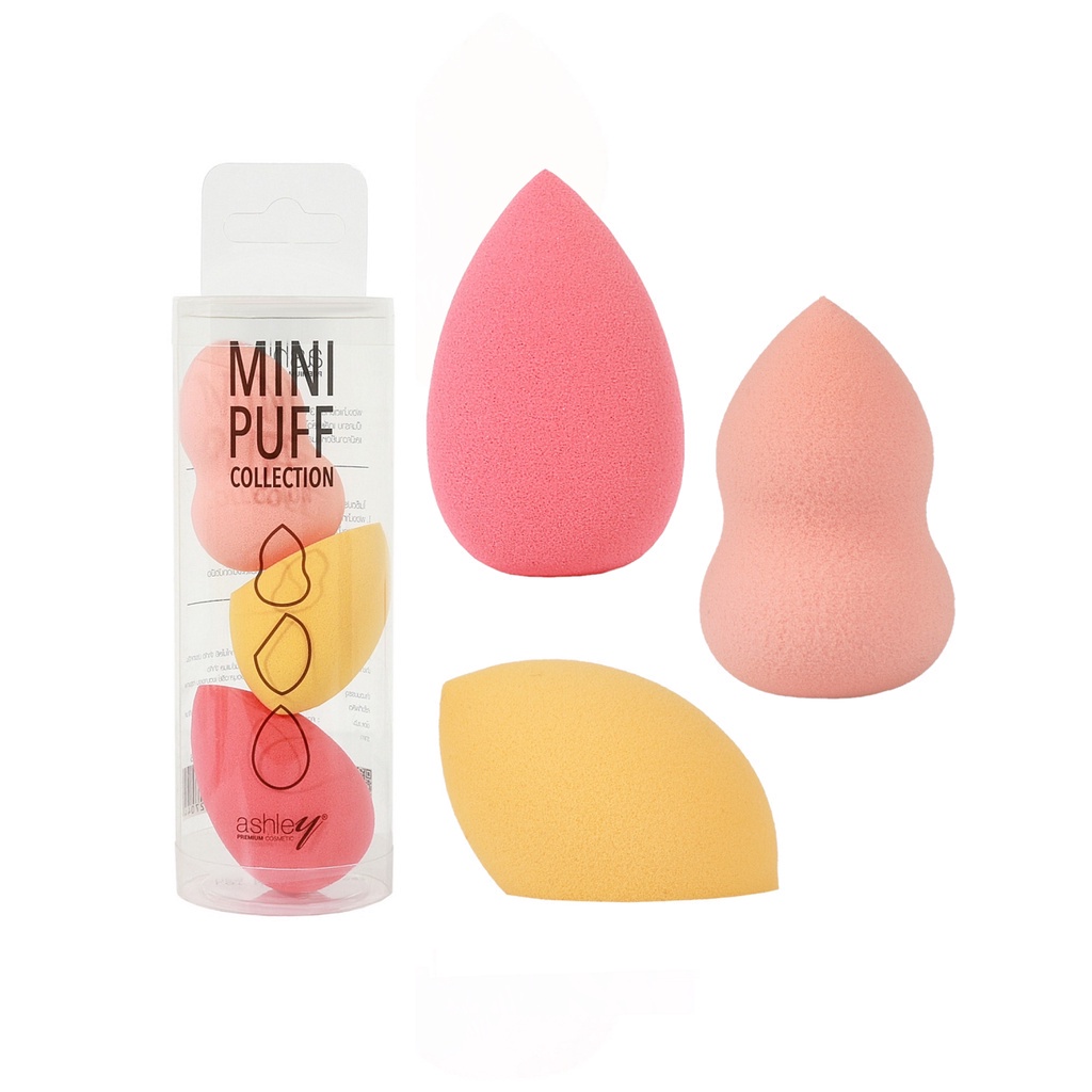 ️ · Giao hàng nhanh · giá rẻ ️ DAYSE x ASHLEY: Bộ sưu tập Puff Mini AA186: Miếng bọt biển trang điểm