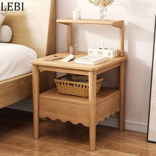 Beiduoyang Bàn đầu giường bằng gỗ nguyên chất phòng ngủ gia đình đơn giản hiện đại kệ lưu trữ nguyên bản mới tủ lưu trữ đầu giường