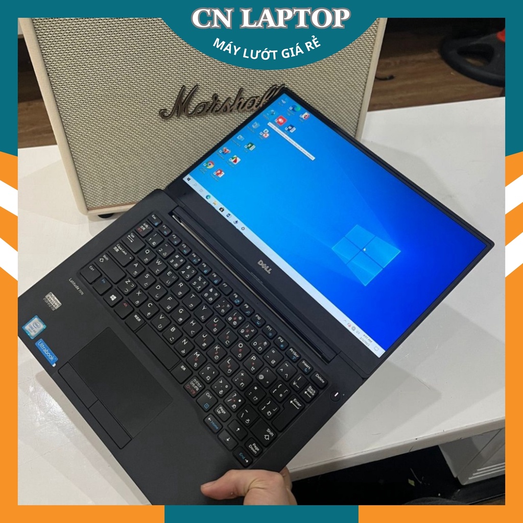 Laptop Dell Nhập Nhật 7370, 7380, 7390 i5-8350U Ram 16Gb ổ SSD 256Gb Màn FHD Viền Mỏng Nhẹ Đẹp Keng 99% lỗi 1 đổi 1