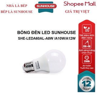 Bóng đèn led sunhouse she-leda60al-a8w /a10w/a12w