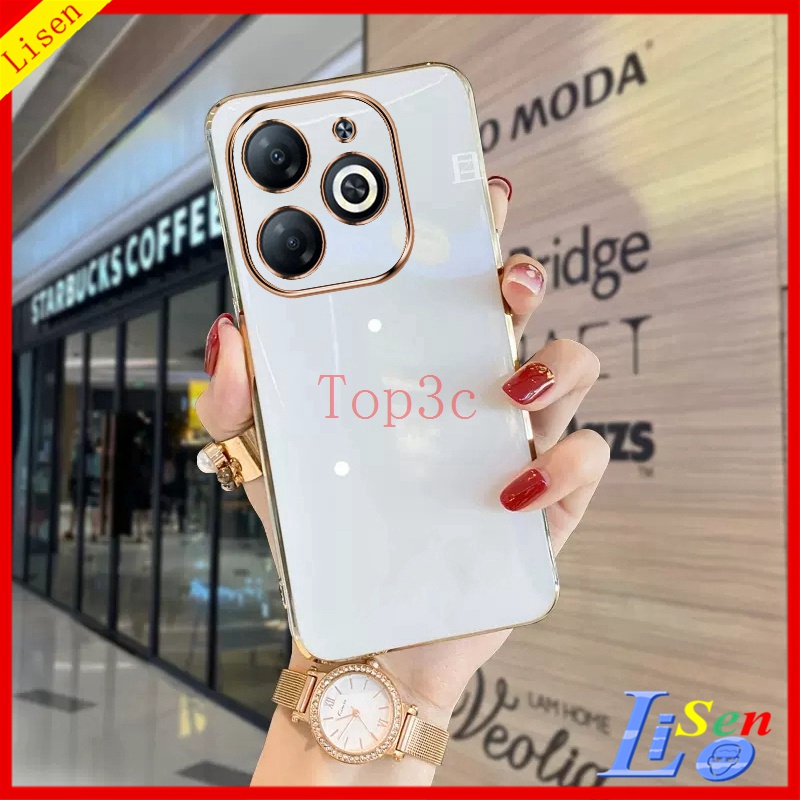 ốp lưng Tecno Spark Go 2024/Spark 20/Pop 8/ Tecno Spark 10 Pro Simple and stylish solid color phone case ZB