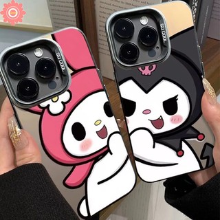 Ốp Điện Thoại Dẻo Họa Tiết Kuromi Melody Dễ Thương Cho IPhone 15 11 14 12 13 Pro Max XR 7Plus 8 7 Plus X XS Max SE 2020
