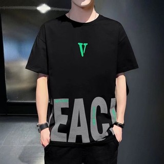 Áo Thun Ngắn Tay Dáng Rộng Thời Trang Mùa Hè Hàn Quốc Dành Cho Nam / Size M-8XL