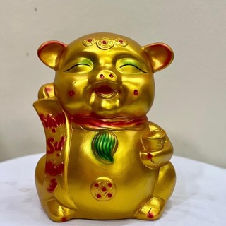 Heo đất/lợn đất thần tài vạn sự như ý | ống tiết kiệm tiền | ảnh thật