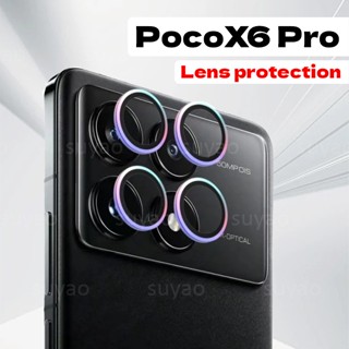 Dành Cho Xiaomi Poco X7 X7Pro X6 Pro X6Pro PocoX6 PocoX6Pro Redmi K70 Ultra Pro K70E Eagle Eye Camera Ống Kính Phim PocoX7Pro HD Kính Cường Lực Trong Suốt Kim Loại Camera Bảo Vệ Vòng Màn Hình
