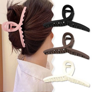 Kẹp Tóc Cá Mập 15cm Màu Nhám Thời Trang Cho Nữ
