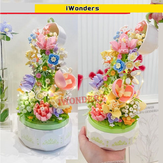 Cốc Uống Trà Hình Thác Nước Hoa Nở Xinh Xắn 611050 Hộp Nhạc Đồ Chơi Hình Hoa Tulip Sáng Tạo Dành Cho Bé Gái