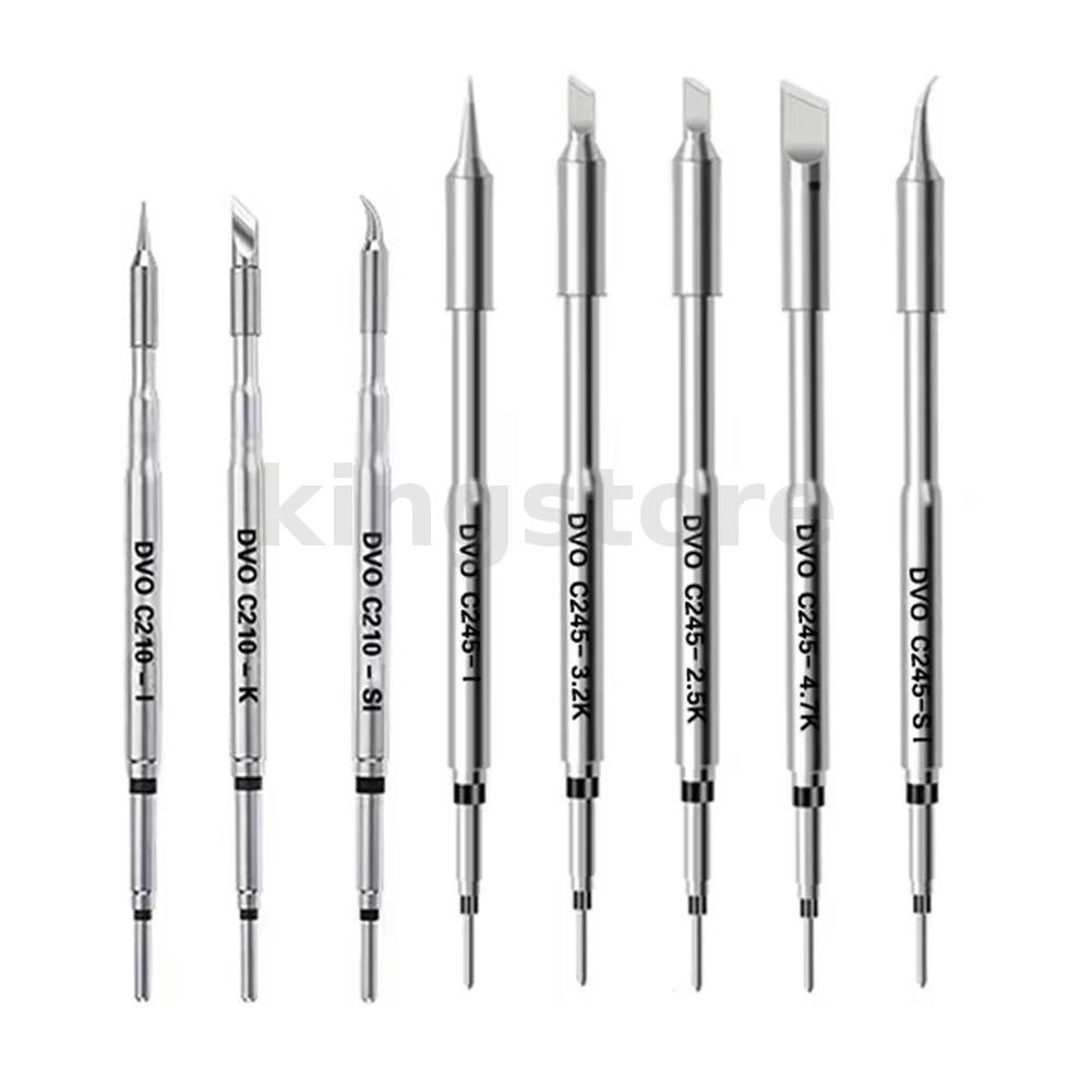 Đầu sắt hàn C210 C245 cho trạm JBC Sugon Aifen Aixun Đồng đỏ Thép không gỉ Làm nóng nhanh Lắp đặt dễ