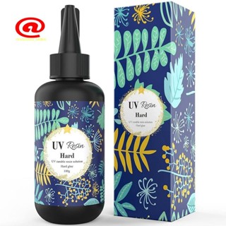  Nhựa UV - 100G Pha Lê Loại Cứng Keo UV Chữa Nhựa Epoxy Để Làm Đồ Trang Sức DIY Trang Trí Thủ Công Chống Trầy Xước 