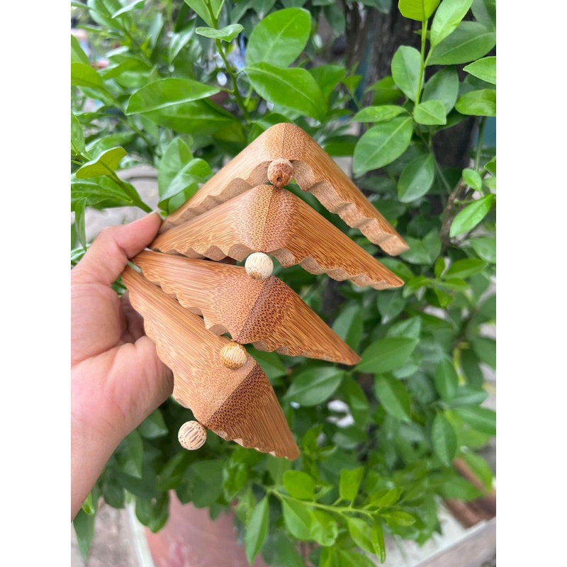 Bộ chân bo góc tre già dành cho lồng chào mào