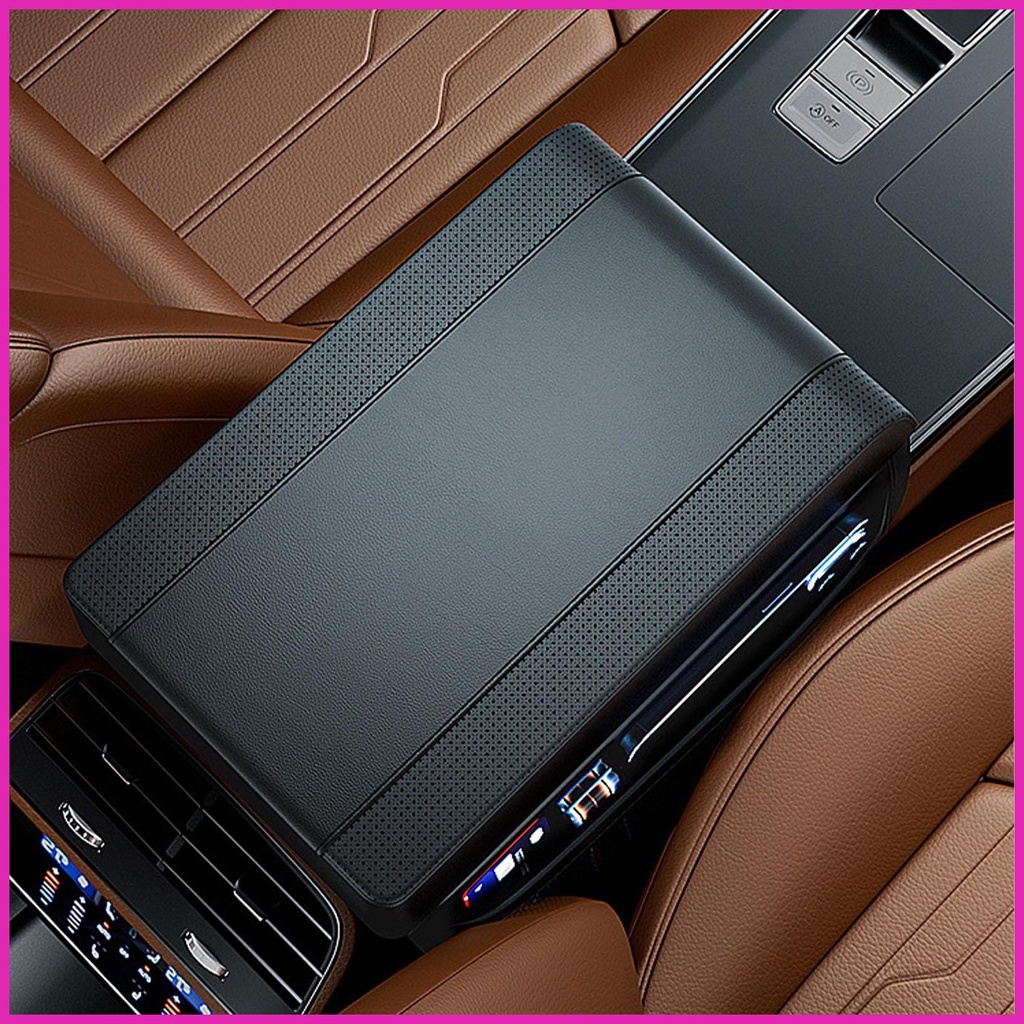 Đệm Da Lót Hộp Tỳ Tay Xe Hơi Dày Dặn Linh Hoạt Và Hiệu Quả