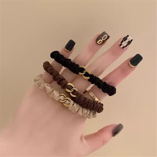 Dây buộc tóc cao su kiểu dáng đơn giản dành cho nữ