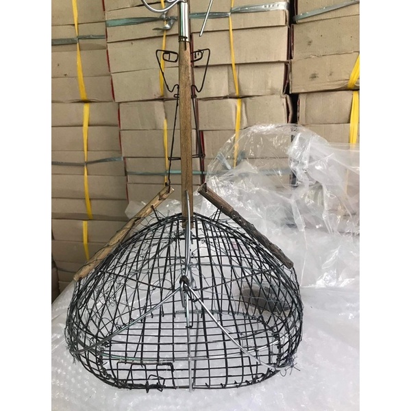 Lồng sắt bẫy sắt chim chào mào và vành khuyên chất liệu sắt cứng cáp siêu nhạy bén và an toàn