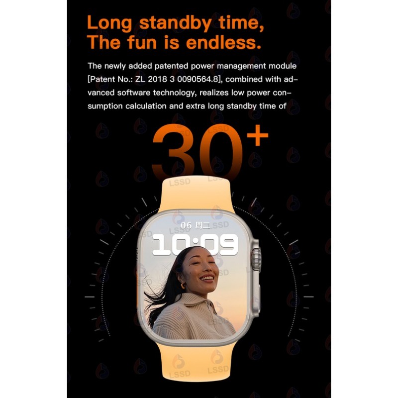 Đồng Hồ Thông Minh 2023 orginal t900 ultra Màn Hình hd 2.09 inch Tích Hợp Chức Năng Gọi Điện Theo Dõi Huyết Áp Cho Nam Nữ