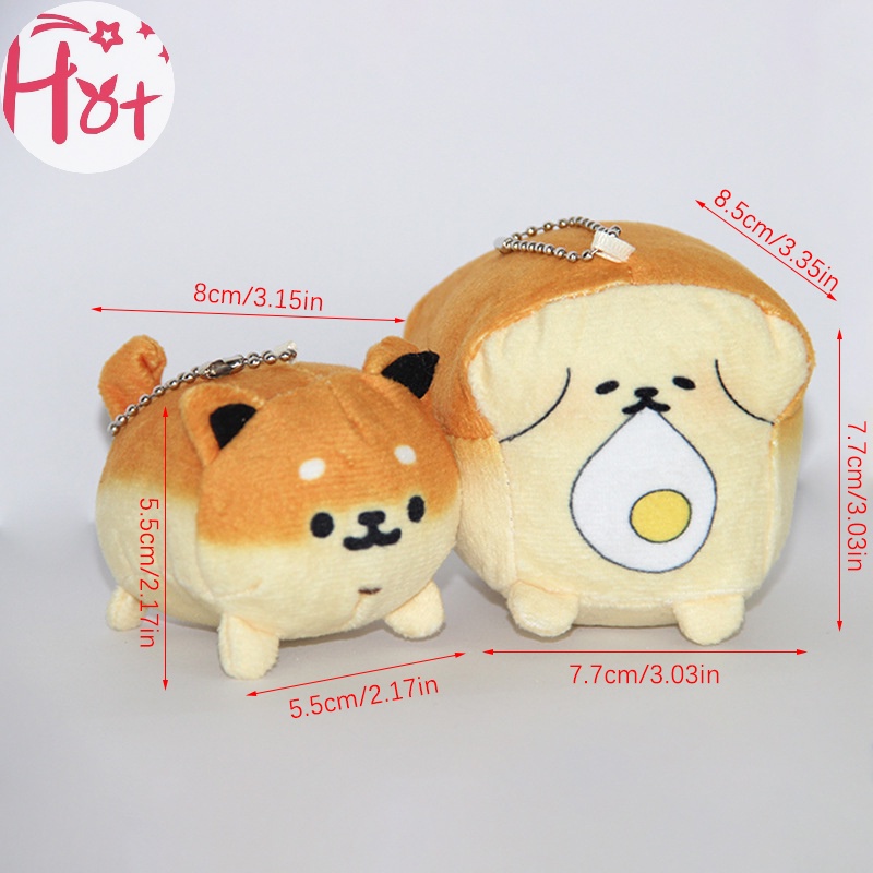 Jr 1 Móc Khóa Hình Chú Chó Nhồi Bông Đáng Yêu
