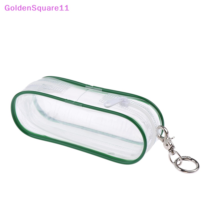 Túi Đựng Tiền Xu / Chìa Khóa / Tai Nghe / Son Môi mini Trong Suốt Hình Búp Bê anime Màu Vàng Kim vn