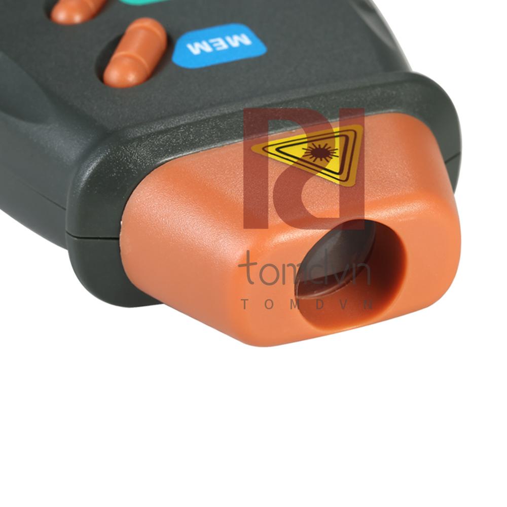 Máy Đo Tốc Độ Không Tiếp Xúc Trực Tiếp Bằng laser 2.5rpm-99,999rpm Với 3 Băng Phản Quang