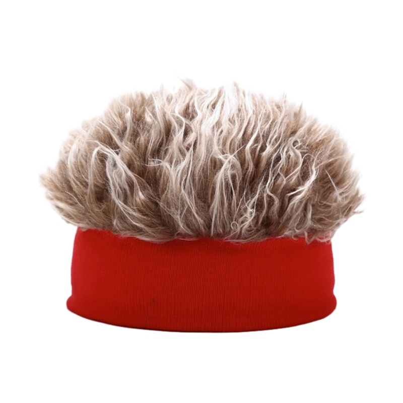 Mũ Đội Có Tóc Giả hip hop Đường Phố Dễ Thương Thời Trang Mùa Đông 2023 Cho Bé Trai / Gái
