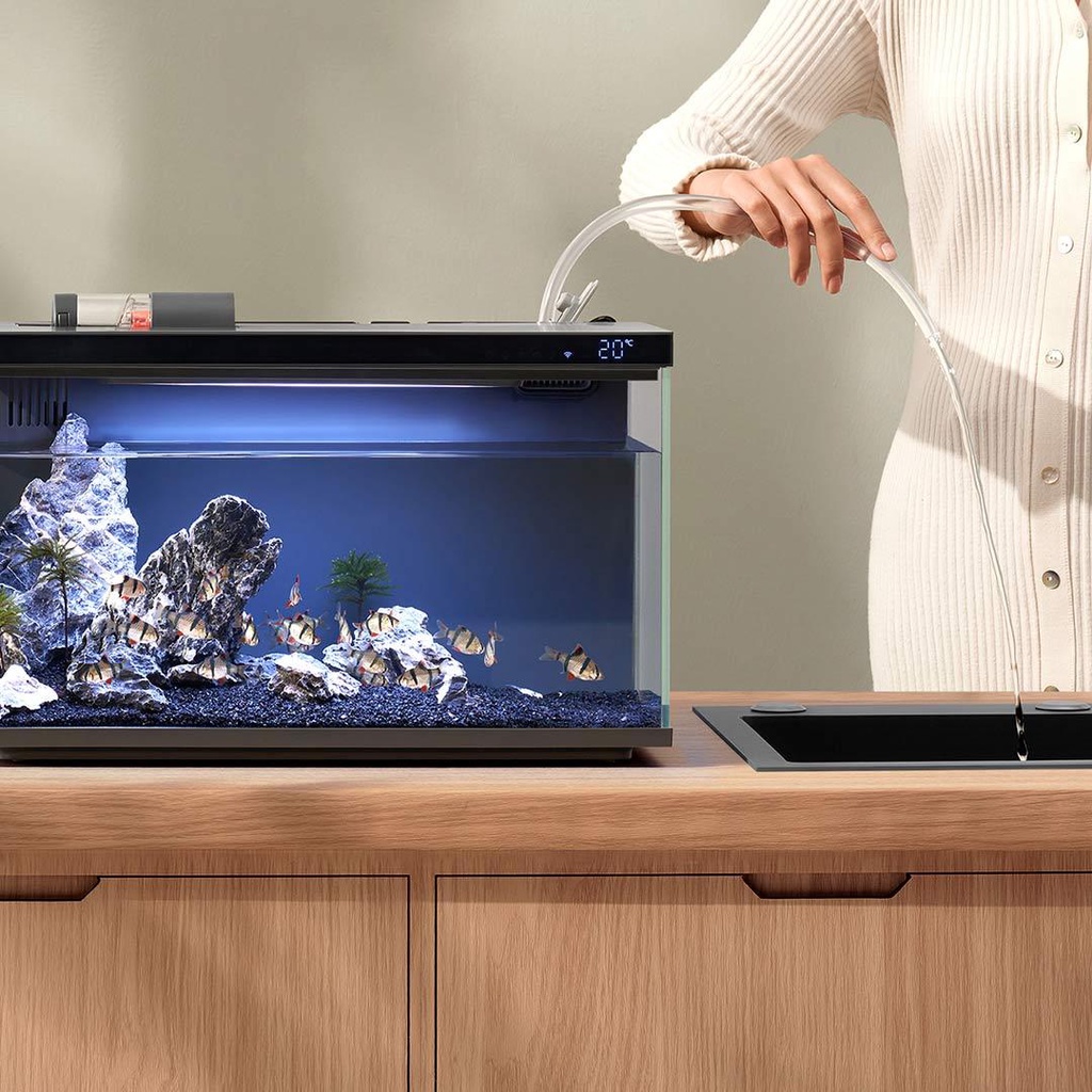 Bể cá thông minh Xiaomi Mijia Smart Fish Tank MYG100 20L kết nối app MiHome tích hợp bơm lọc nước- Minh Tín Shop