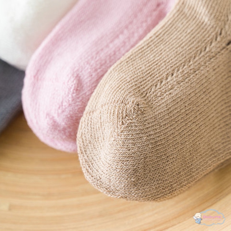Vớ cotton Mềm Mại Thoải Mái Thân Thiện Với Da Giữ Ấm Thoáng Khí Cho Trẻ Sơ Sinh