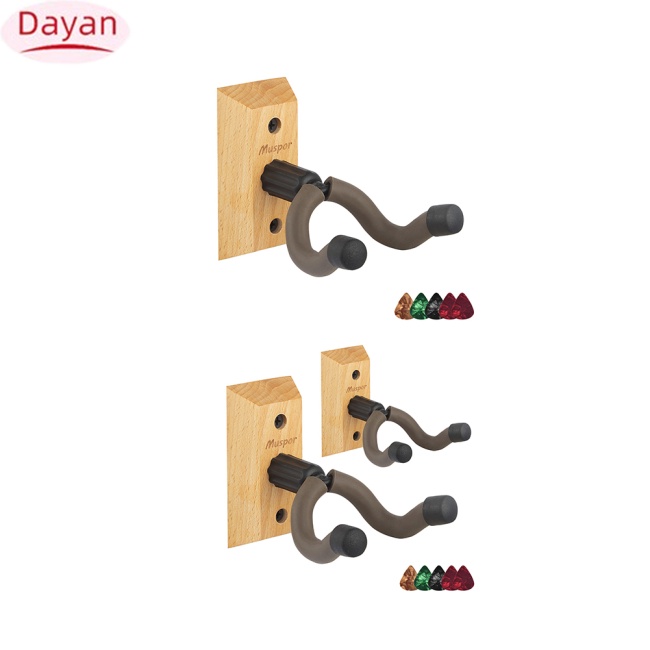 Giá Treo Tường + 5 Miếng Gảy Đàn guitar bass / ukulele