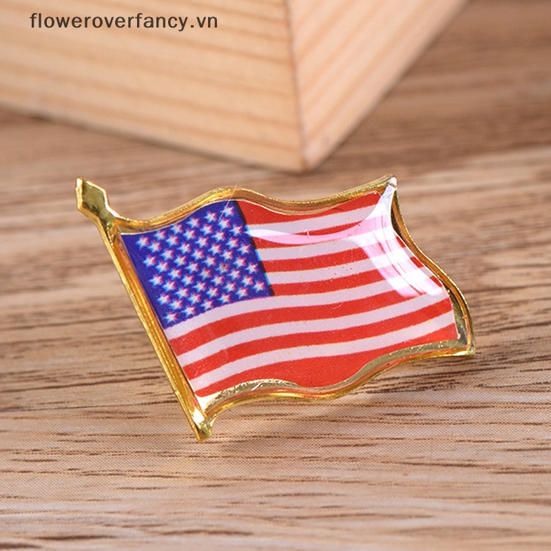 Ffvn Trâm Cài Áo Hình Cờ Mỹ Vẫy Lạ Mắt Làm Quà Tặng Trang Trí Túi Xách