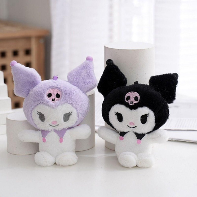 Sanrio Móc Khóa Búp Bê Nhồi Bông Hình kuromi Hoạt Hình Đáng Yêu