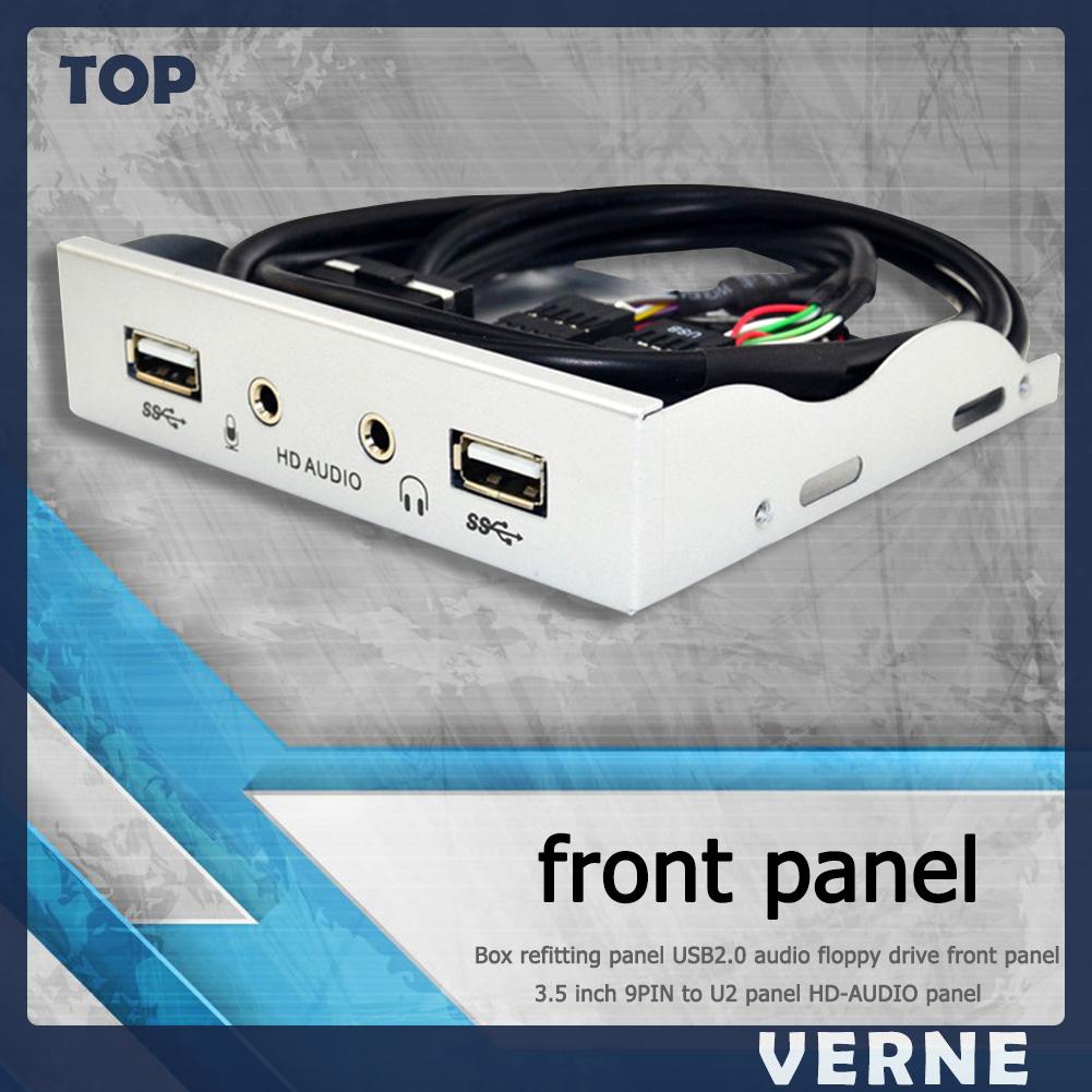 Giá Đỡ Bảng Điều Khiển Âm Thanh bay hd 3.5 inch 9pin Sang 2 usb 2.0 3.5mm