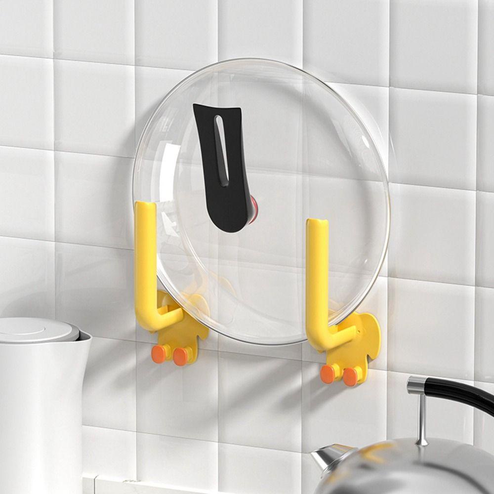 KUNHEV Set 2 Móc Treo Khăn Tắm Hình Chữ l Bằng abs Dán Tường Không Cần Khoan Đa Năng Sáng Tạo Cho Nhà Bếp