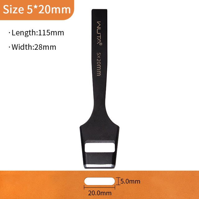 Wuta Dụng Cụ Đục Lỗ Thắt Lưng Da Hình oval