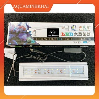 Đèn led XuanMeiLong XML cho bể cá cảnh, bể thủy sinh 20cm, 30cm, 40cm - ánh sáng trắng, WRGB 3 chế độ màu