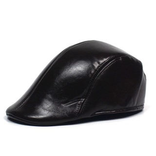 Fancyqube Mũ Beret Da Thời Trang Dành Cho Nam