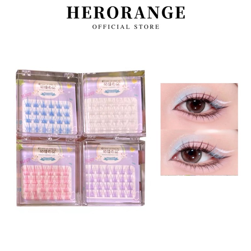 Lông mi giả Herorange tự dính 3d thời trang cosplay độc đáo