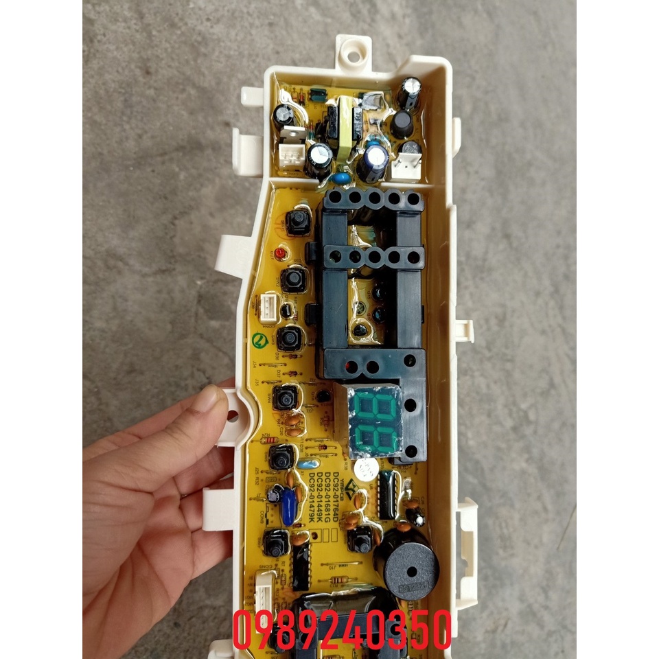 Bo mạch main máy giặt Samsung 13 phím lồng đứng, cửa trên