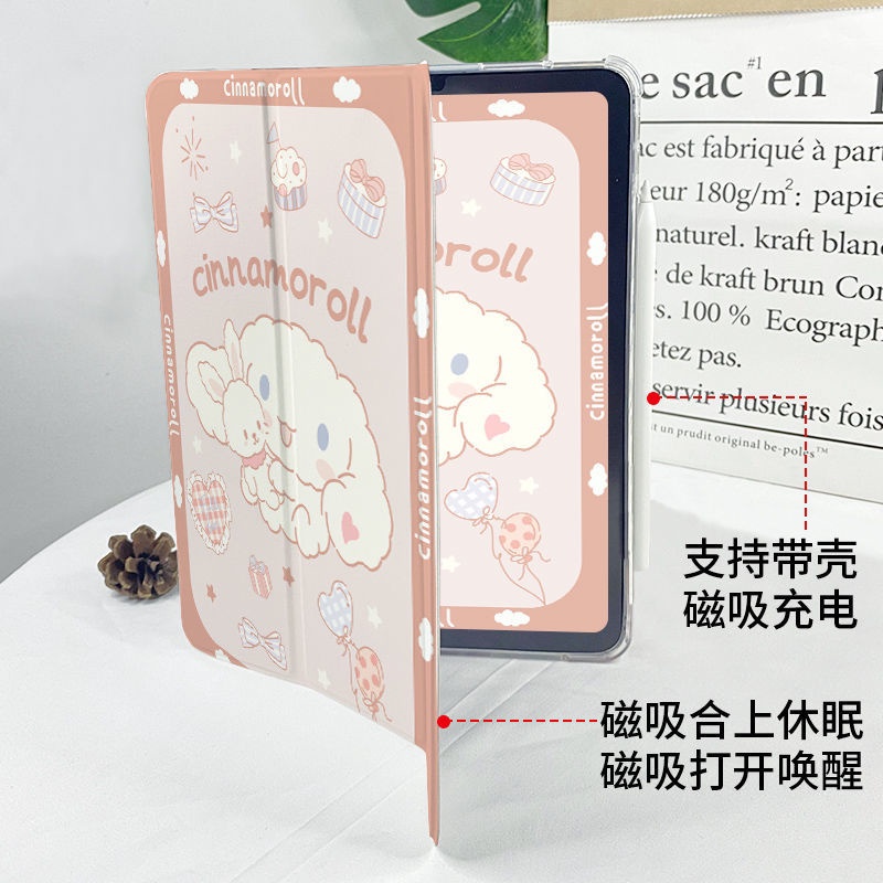 Bao Da Máy Tính Bảng Dễ Thương Chống Sốc Có Ngăn Đựng Bút Chì Cho ipad 2021 8th / 9th / 10th 2022 pro11 air5 / 4 / 3 mini6 5 4